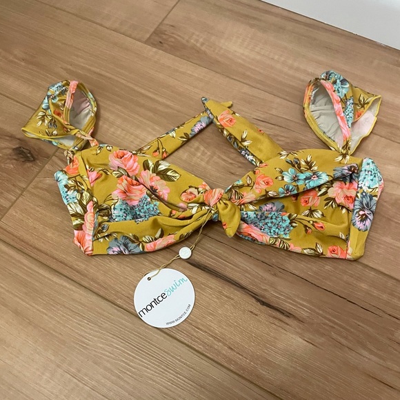 Montce Other - Montce swim Gold floral cabana top